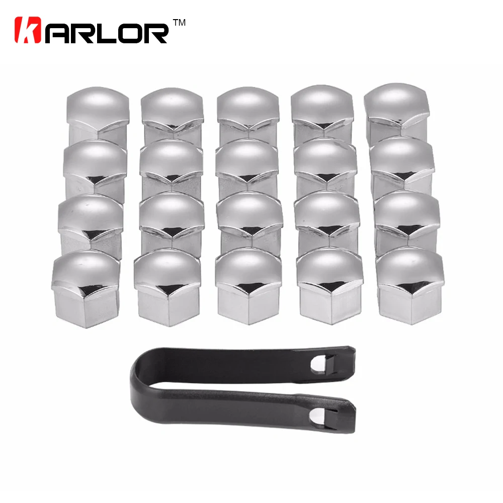 20Pcs/lot Wheel Lug Bolt Center Nut Covers Caps 321601173A for Audi A4 Q5 VW Jetta Golf Skoda