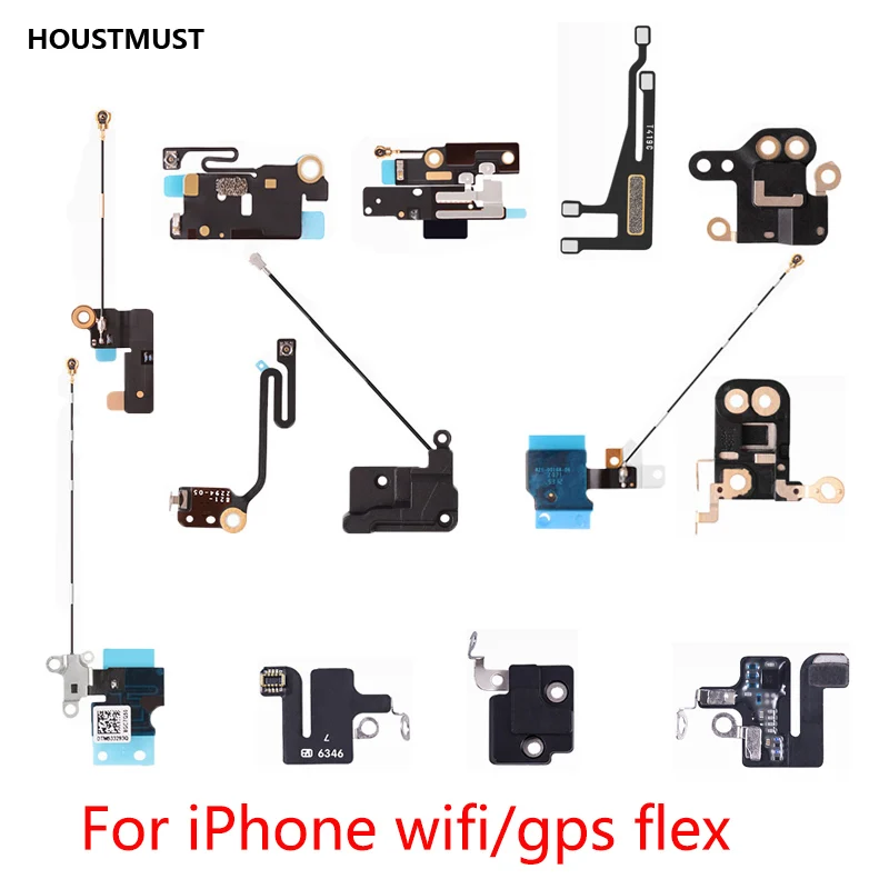 HOUSTMUST 1 шт. Новинка для iphone 5 5c 5s se 6 6plus 6s plus 7 7 plu WiFi/gps антенна сигнала гибкий кабель лента запасные части