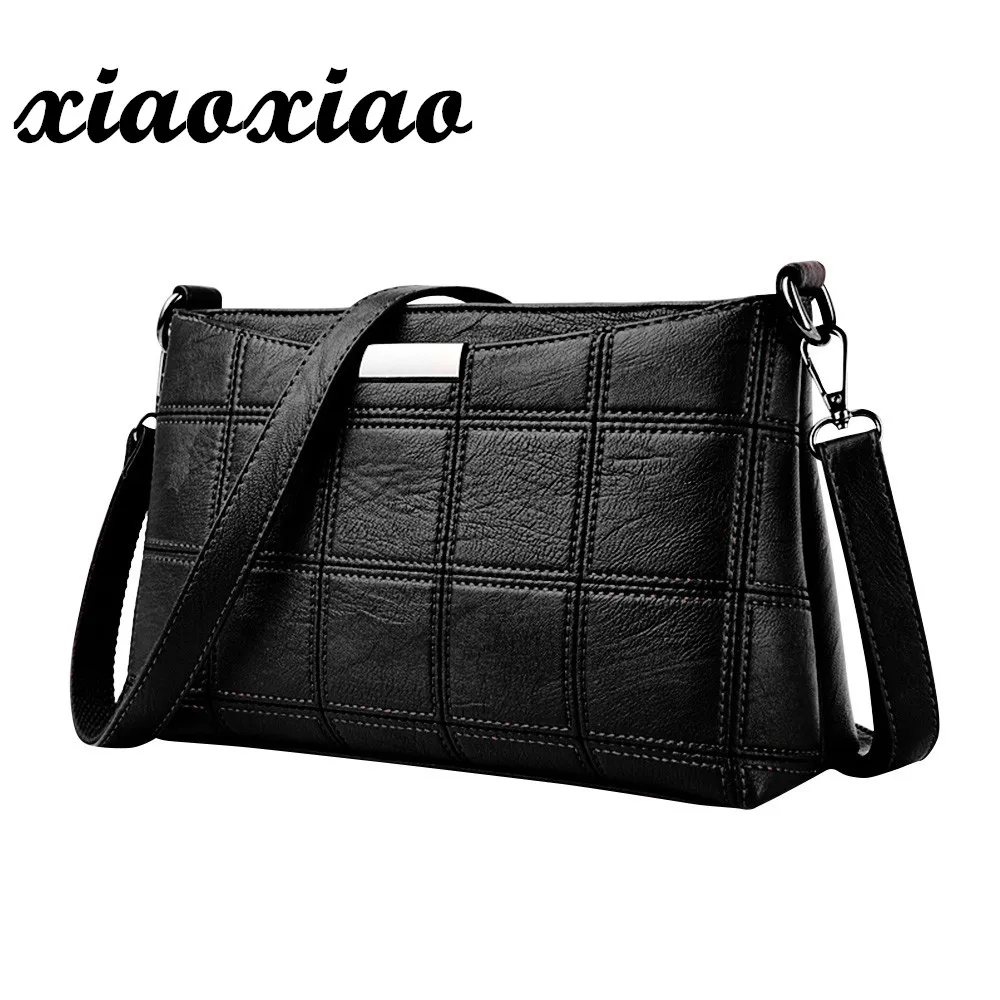 

Women Plaid Messenger Bags Sac a Main PU Leather Shoulder Bags Women Crossbody Bag Ladies Designer High Quality Handbags