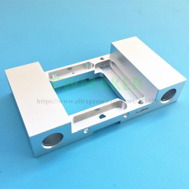 Обновлен репликатора 3D принтер один каретка экструдера для 8 мм стержня MK10 MK8 X Вал слайдер с 2 LM8LUU стопорное кольцо тип