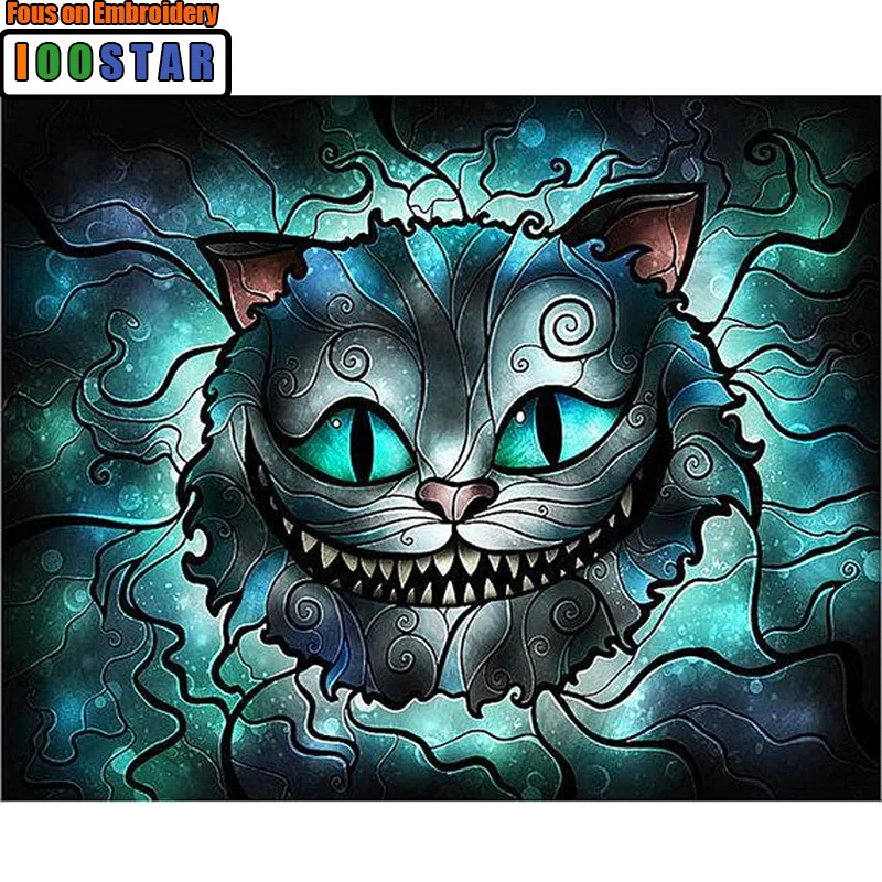 

5d Diy Diamond Painting Cartoon Cat Full Square Round Diamond Embroidery Mosaic Rhinestones Cross stitch Home Decor Gift