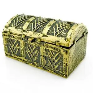 

YITING 1Pc Halloween Pirate Treasure Toy For Kids Party Favor Supply Children Toys Jewelry Box