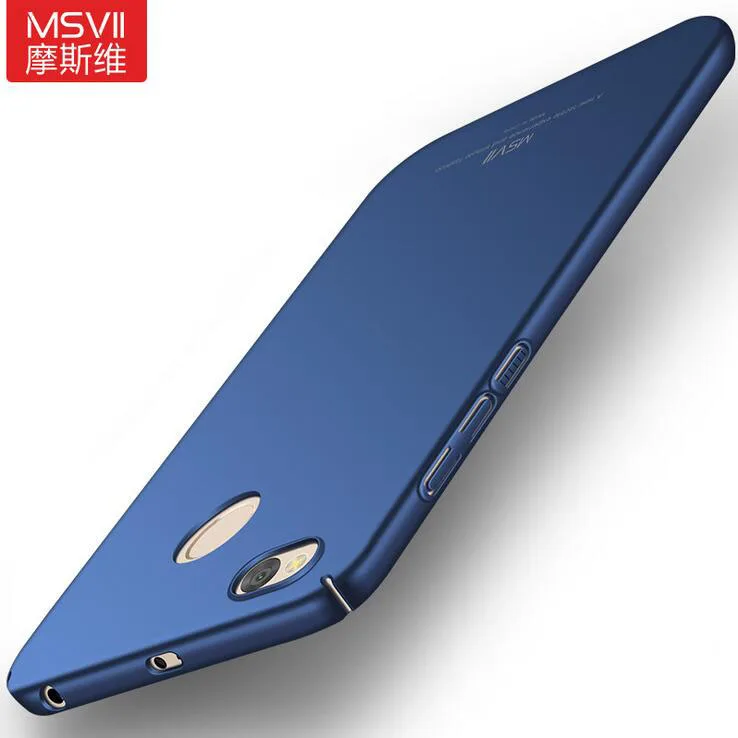 MSVII Brand For Xiaomi 5C redmi 4X phone case Silicone scrub cover Luxury Silm Hard Frosted