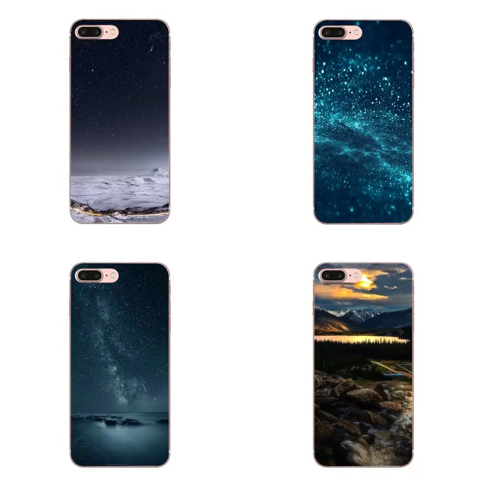

For Huawei Nova 2 V20 Y3II Y5 Y5II Y6 Y6II Y7 Y9 G8 G9 GR3 GR5 GX8 Prime 2018 2019 Cases Northern Lights Night Sky Moon Star