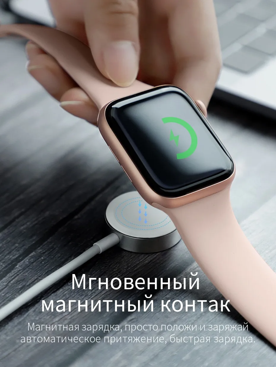 HOCO Оригинальное Беспроводное зарядное устройство для Apple Watch зарядное устройство магнитный для i-Watch зарядный usb-кабель 1 м для Apple Watch Series 4 3 2