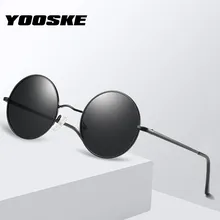 YOOSKE маленькие круглые солнцезащитные очки, поляризационные, для женщин и мужчин, винтажные, для вождения, солнцезащитные очки, оттенки, Ретро стиль, женские очки, UV400