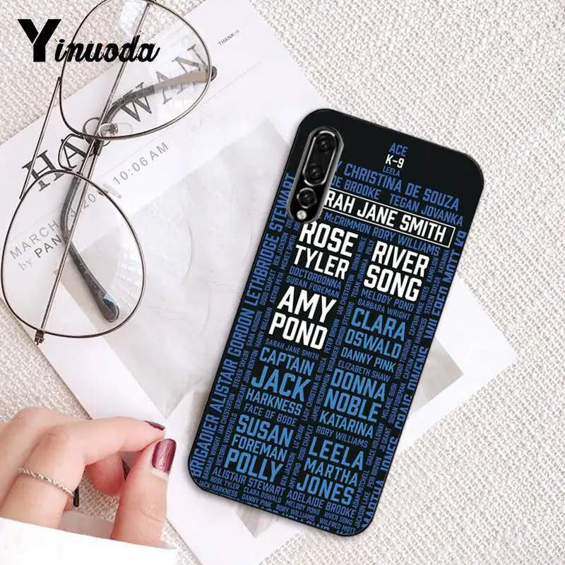 Yinuoda Doctor who tardis иллюстрации синий чехол для телефона Huawei P9 P10 Plus Mate9 10 Mate10 Lite P20 Pro