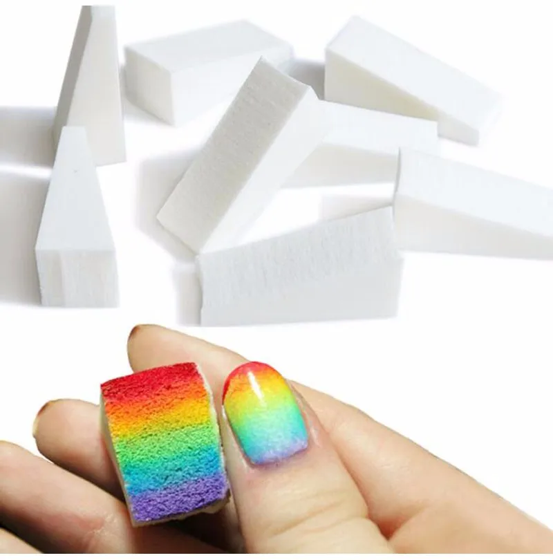 AddFavor 10 шт. салон DIY Дизайн ногтей Губка лак штампы маникюрные аксессуары для ногтей гель для изменения цвета лак для ногтей