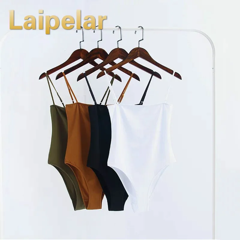 

Laipelar Sexy Spaghetti Strap Backless fit Romper Body Siamese Bodysuit Slim Skinny Tight Jumpsuit Undershirt Playsuits