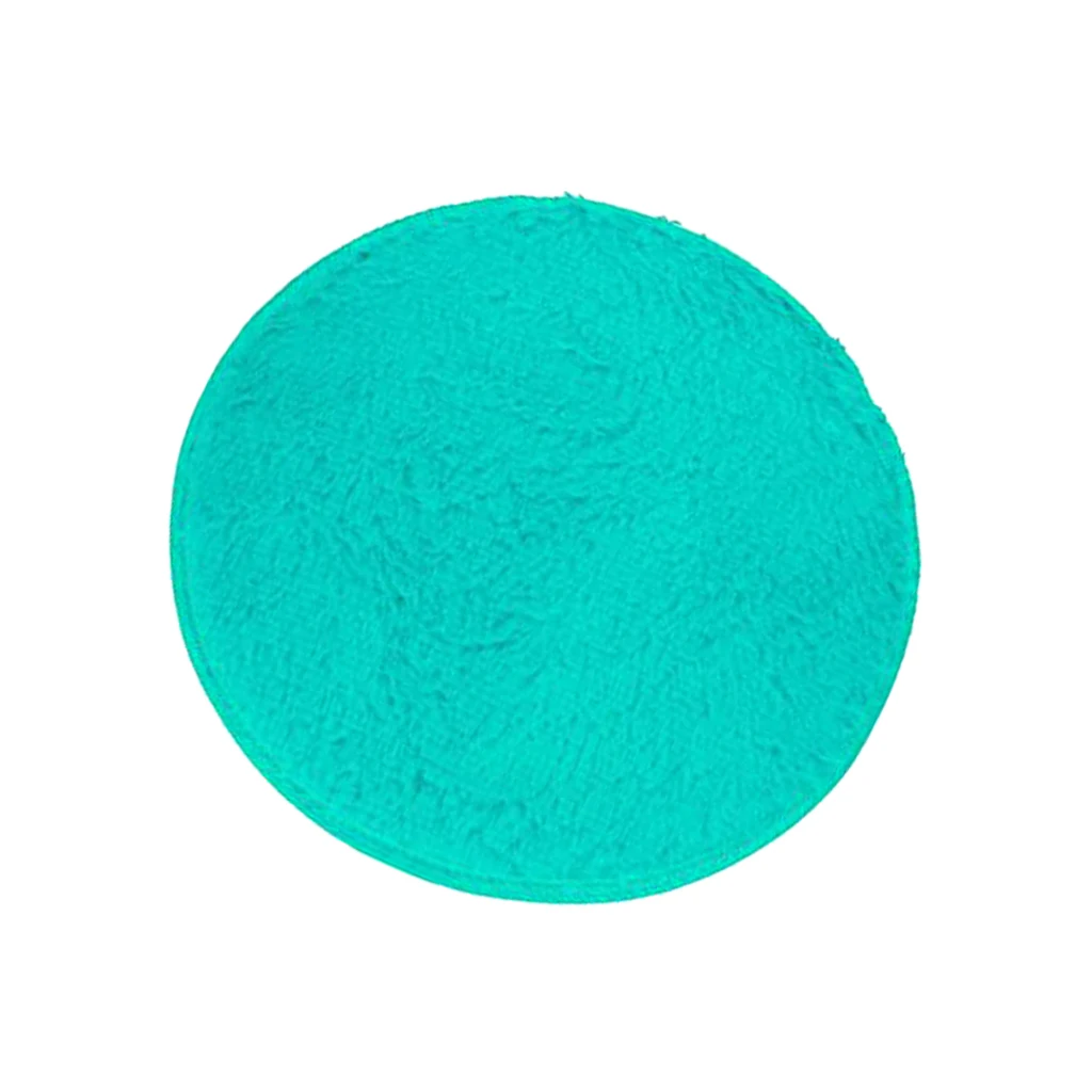 80cm Fluffy Rug Anti-Skid Shaggy Area Rug Bedroom Carpet Floor Mat Blue