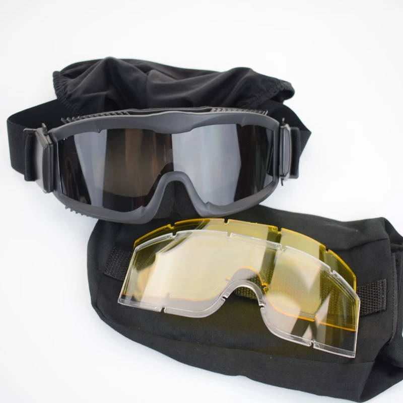 Тактические Военные очки, армейские очки с 3 линзами TR90 Oculos Ciclismo, защитные очки, мужские очки Wargame