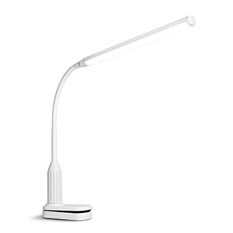 

Bedside Table Lights USB Rechargeable Lamp with Clip 5W 24 LEDs Stepless Dimming Bendable LED Desk Lamp Touch Control Table Lamp