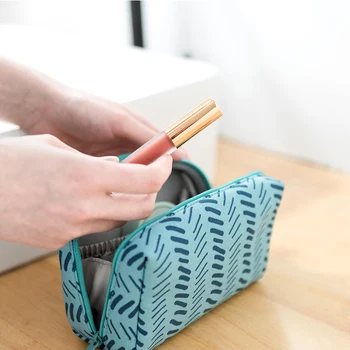 

Creative Portable large capacity zipper Quick Makeup Bag Modern Home Travel Outdoor Portable Waterproof Toiletries Storage Bags