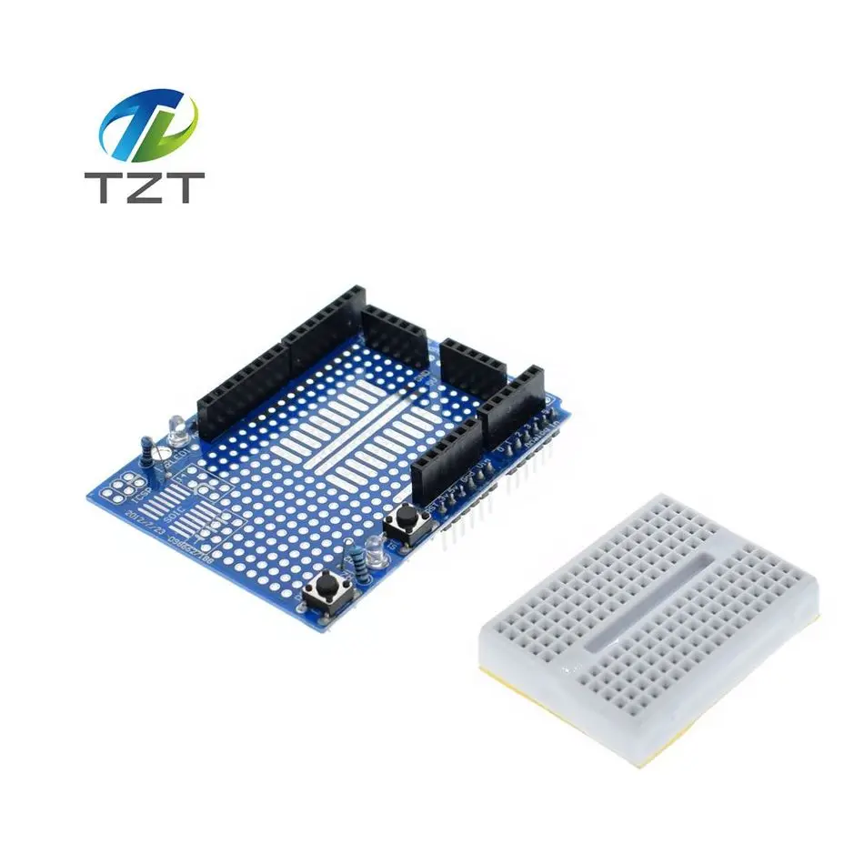 

1pcs UNO ProtoShield prototype expansion board with SYB-170 mini breadboard based For ARDUINO UNO ProtoShield