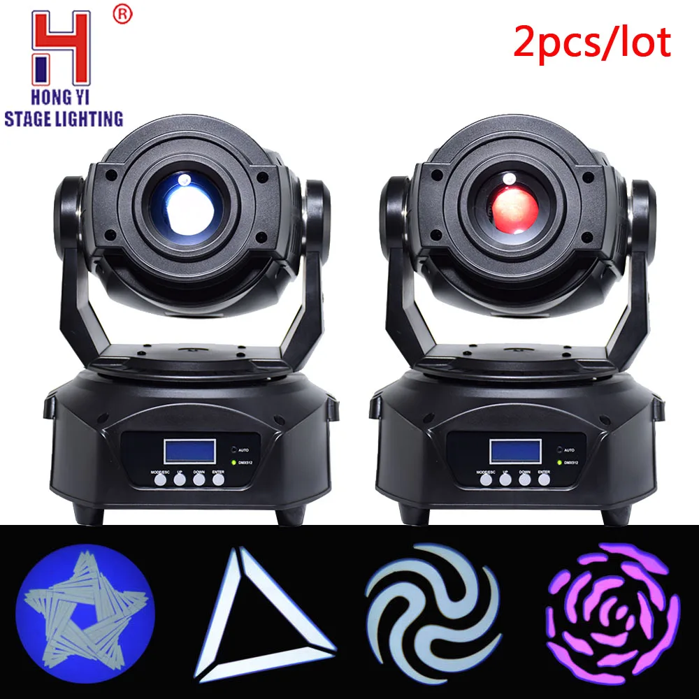 

LED Spot Lyre 90W pocket Gobos Moving Head Light Spot high brightness for DJ Lighting Stage Disco Nightclub Party