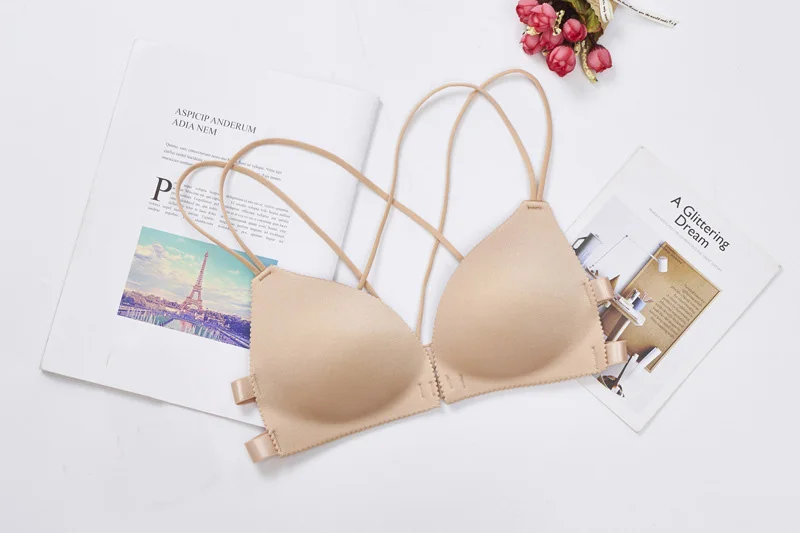 Intimates push up bras for women seamless bralette bra wire free sexy Underwear Women Front Closure seamless brassieres bra9