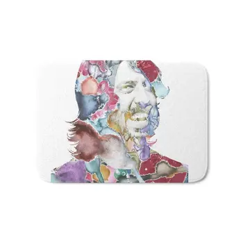 

Dave Grohl Bath Mat 17" x 24"Pattern Fleece Rug Anti-Slip Doormat Home Decor