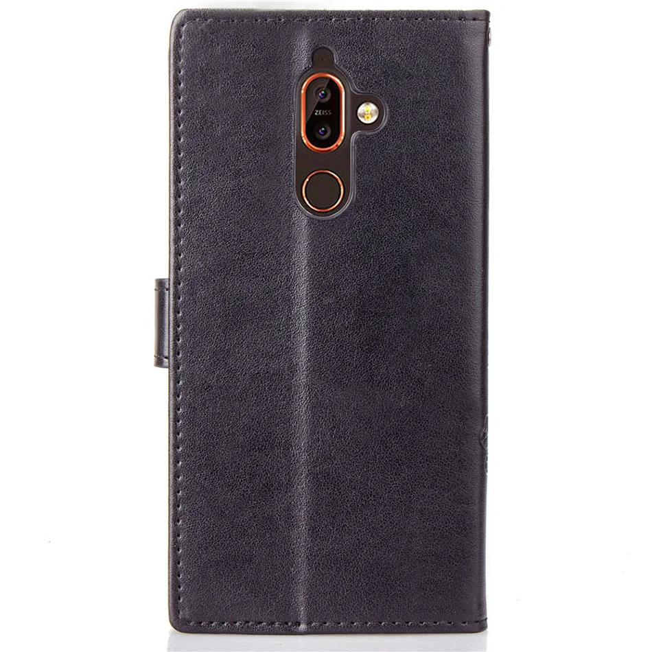 Кожаный флип чехол кошелек с подставкой для Nokia 7 Plus X5 X6 роскошный мобильный 2 1 3 5 6 8