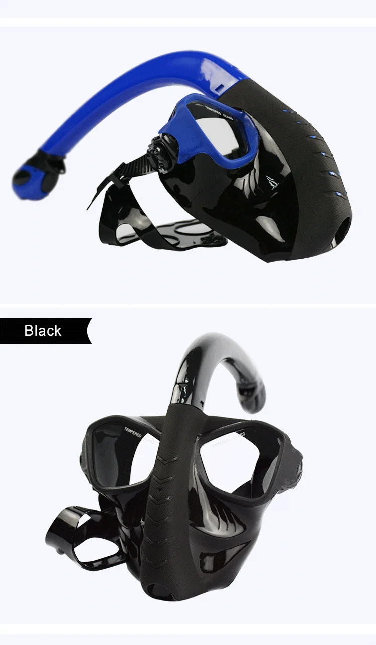 7silicone snorkel mask