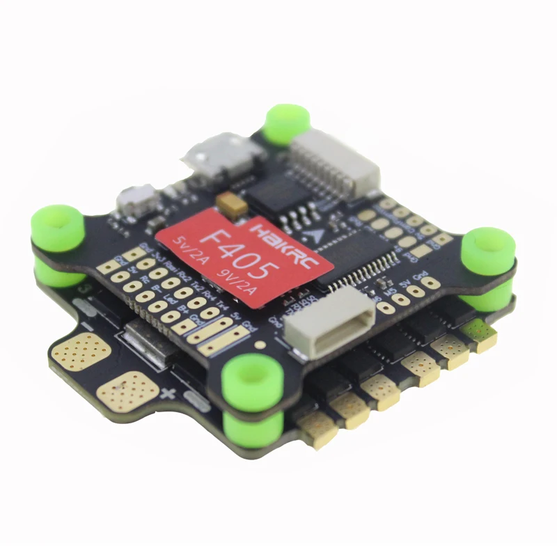 

HAKRC Racing Drone F405 V3 Flight Controller Integrated OSD 5V 9V Dual BEC 50A 4 in 1 ESC Flytower