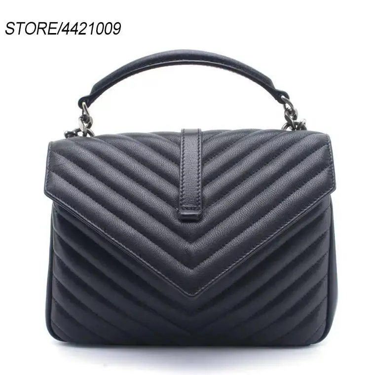 

Have Loogoo Mixed colors envelope bag Ladies Genuine Leather Diamond Lattice Handbag Women Handbags Fashion houlder Bag