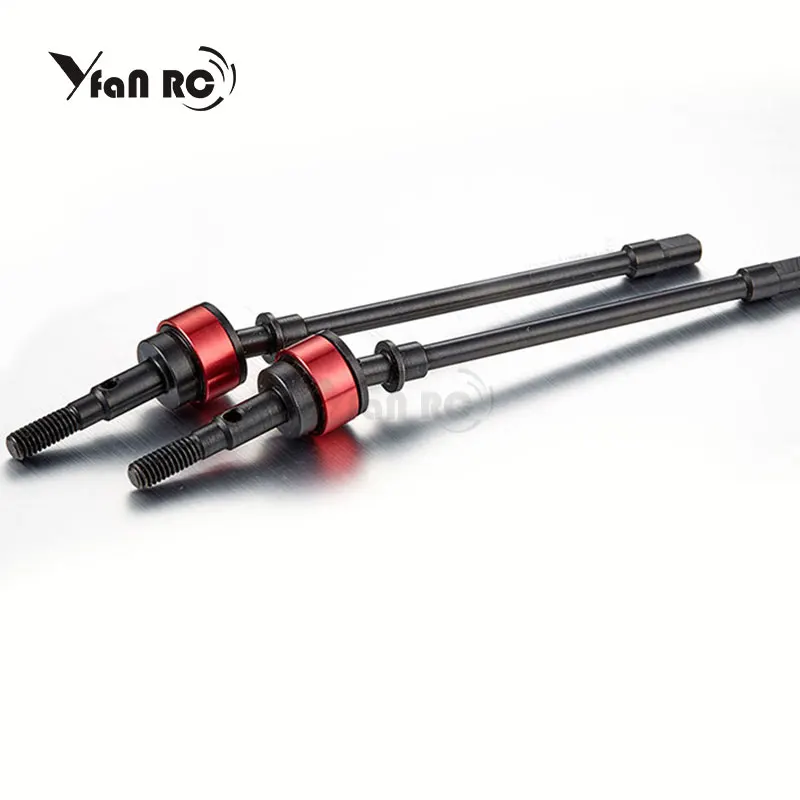 

2PCS Hard Steel Front Axle CVD Drive Shaft for 1/10 Axial SCX10 Upgrade Option Parts Hop-Up