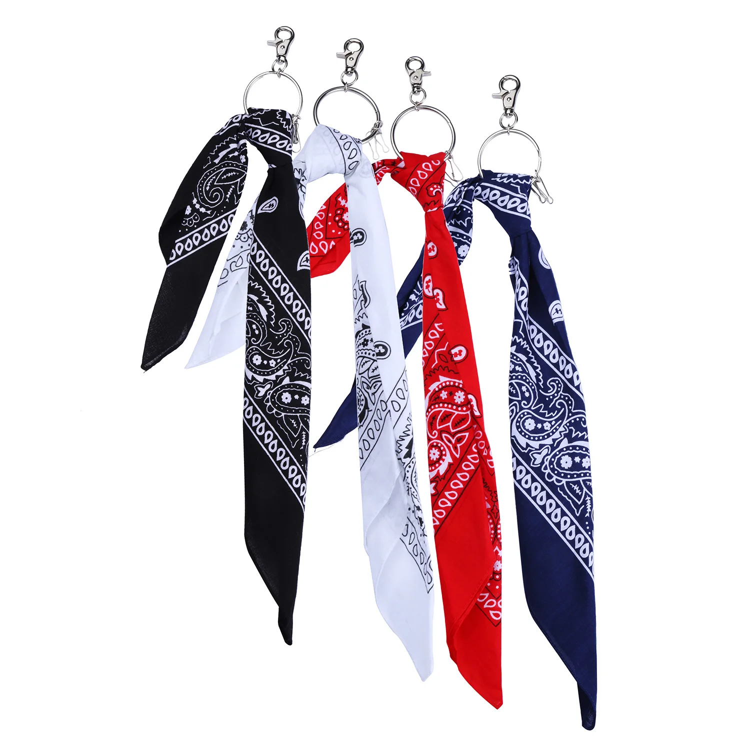 

Bandana Square Scarf with Key Chain
