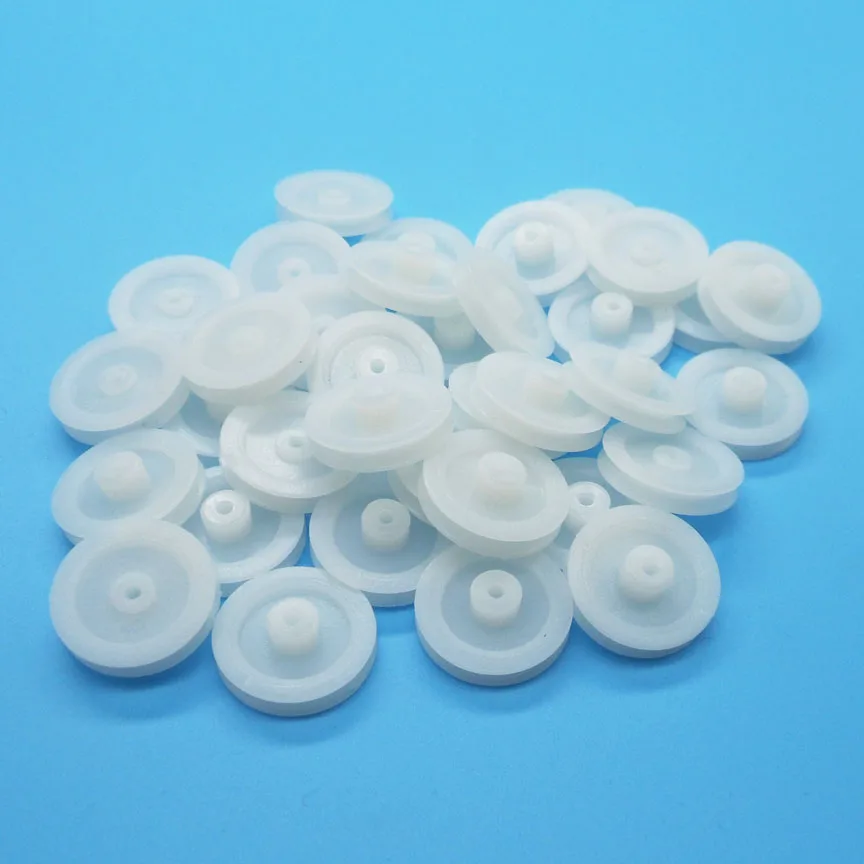 10pcs 18mm Synchronous Belt Plastic Pulley Wheel for DIY Toy Accessories
