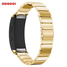 Для samsung шестерни Fit 2 смотреть группы, нержавеющая сталь браслетный ремешок для часов с уникальный магнит застежка для Fit 2 полосы