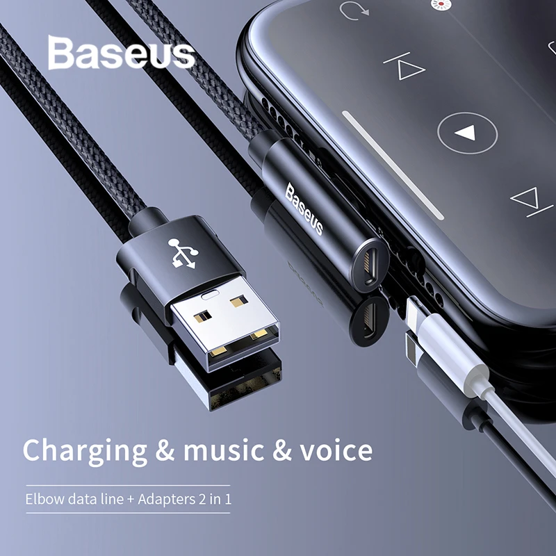 Aliexpress.com : Buy Baseus 2in1 Connector Audio USB Cable