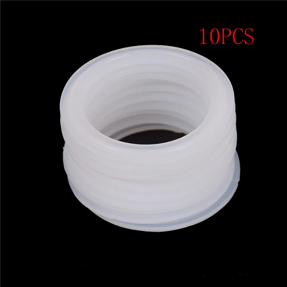 

10pcsFit 51mm Pipe x 64mm O/D Sanitary 2" Tri Clamp Ferrule Silicone Sealing Strip Gasket Ring Washer For Homebrew Dairy Product