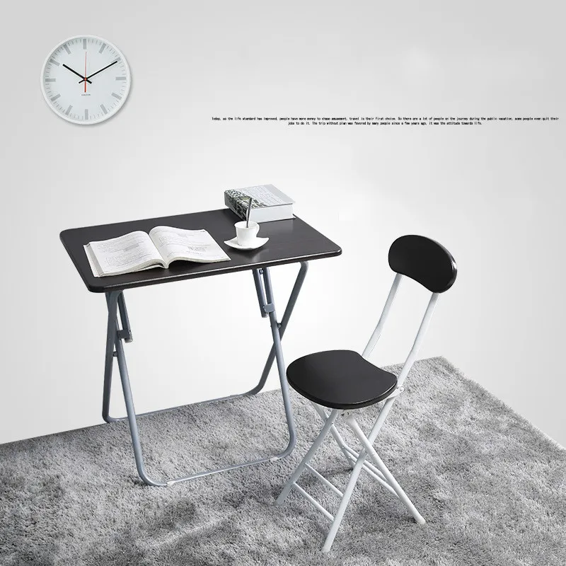 4pcs/ lot Folding chair fashion dining table stool portable outdoor chair modern minimalist office meeting training chair