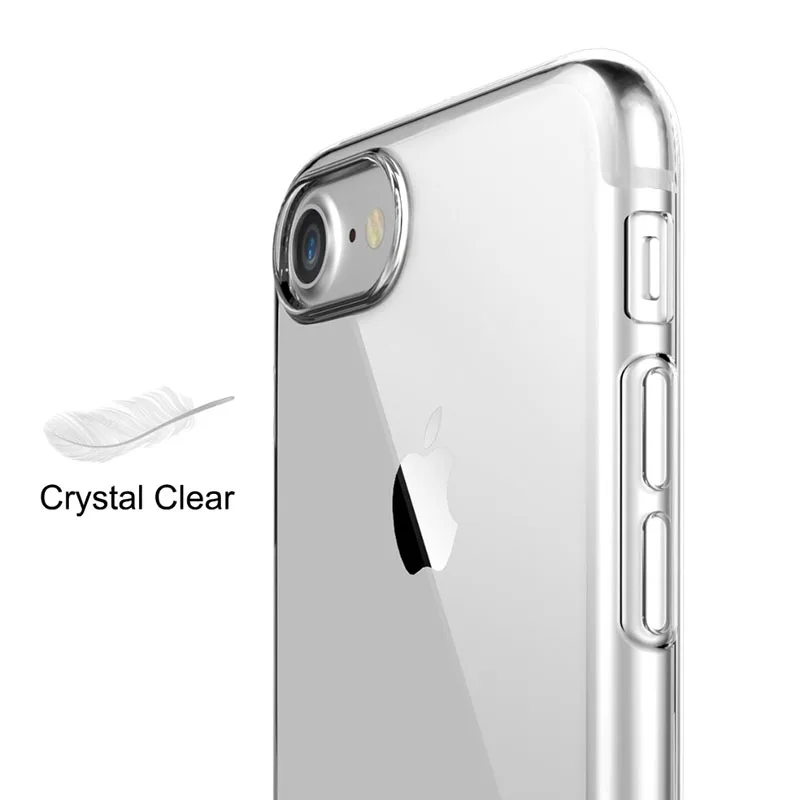 

Transparent Phone Case for iPhone 7 Case 7 Plus Luxury Soft TPU Silicone Clear Phone Back Cover for iPhone 7 Plus Cases 7Plus