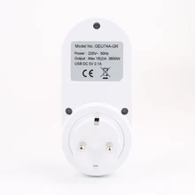 Time Controller PC Smart Socket White Supply Accessories 123*55*80mm Countdown Timer Dual-USB Convenient Useful