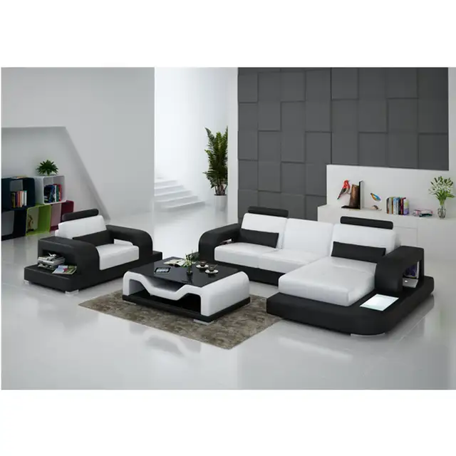 G8007e White And Black Contemporary Recliner Sofa Set Designs Contemporary Recliner Sofa Set Designs