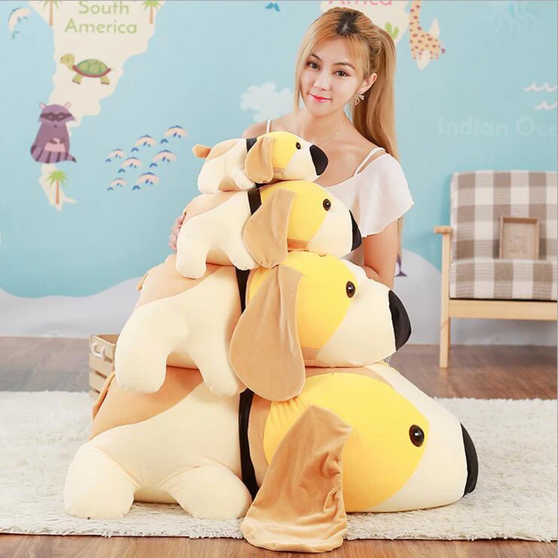 

Big Head Dog Plush Toy Stuffed Animal Dog Doll Soft Plush Pillow Birthday Gift For Children & Girlfriend