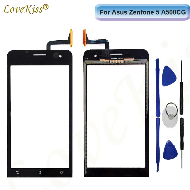 Передняя панель Zenfone 5 сенсорный экран для Asus A500CG A501CG дигитайзер ЖК дисплей замена