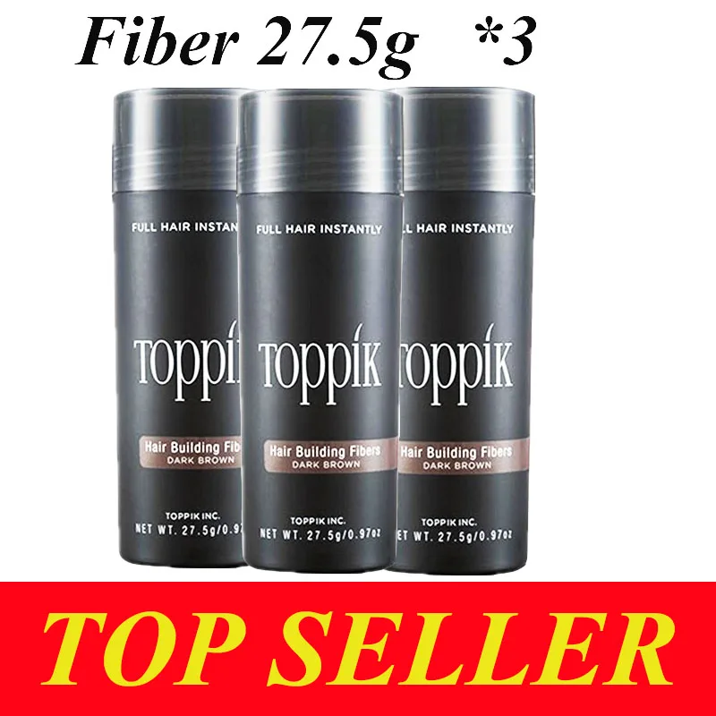 Toppik hair building fiber 27.5g *3 hair loss & bald patch ...