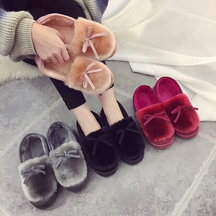 

9313P the new low bow ugg boots with female boots and wool warm