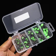 Кривошипный крючок набор ночник мягкий bean Противоскользящий дорожный крючок приманки Прямая