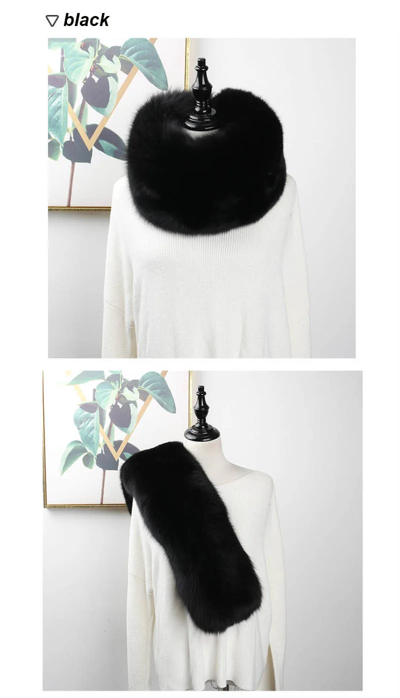 fox fur scarf silver fox 11