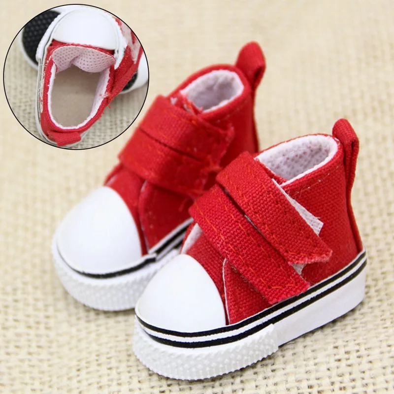 

5cm Canvas Shoes For Doll Fashion Doll Shoes Toy DIY Handmade Doll Accessories
