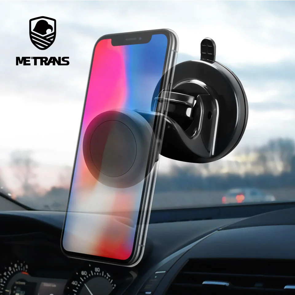 

Metrans Magnetic Car Phone Holder For iPhone 3 IN 1 Multi-Functional Windshield Car Mount Mobile Phone Stand Holder For Samsung