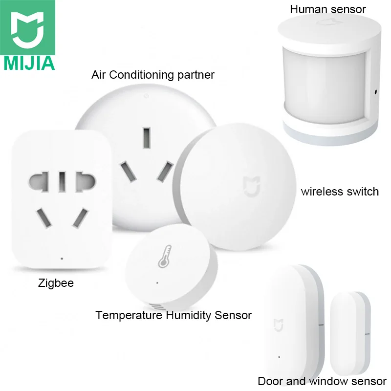 

Xiaomi Gateway 3 Air Conditioning Controller Wifi Door Window Body Human Sensor Wireless Switch Zigbee Socket for Smart Home Kit