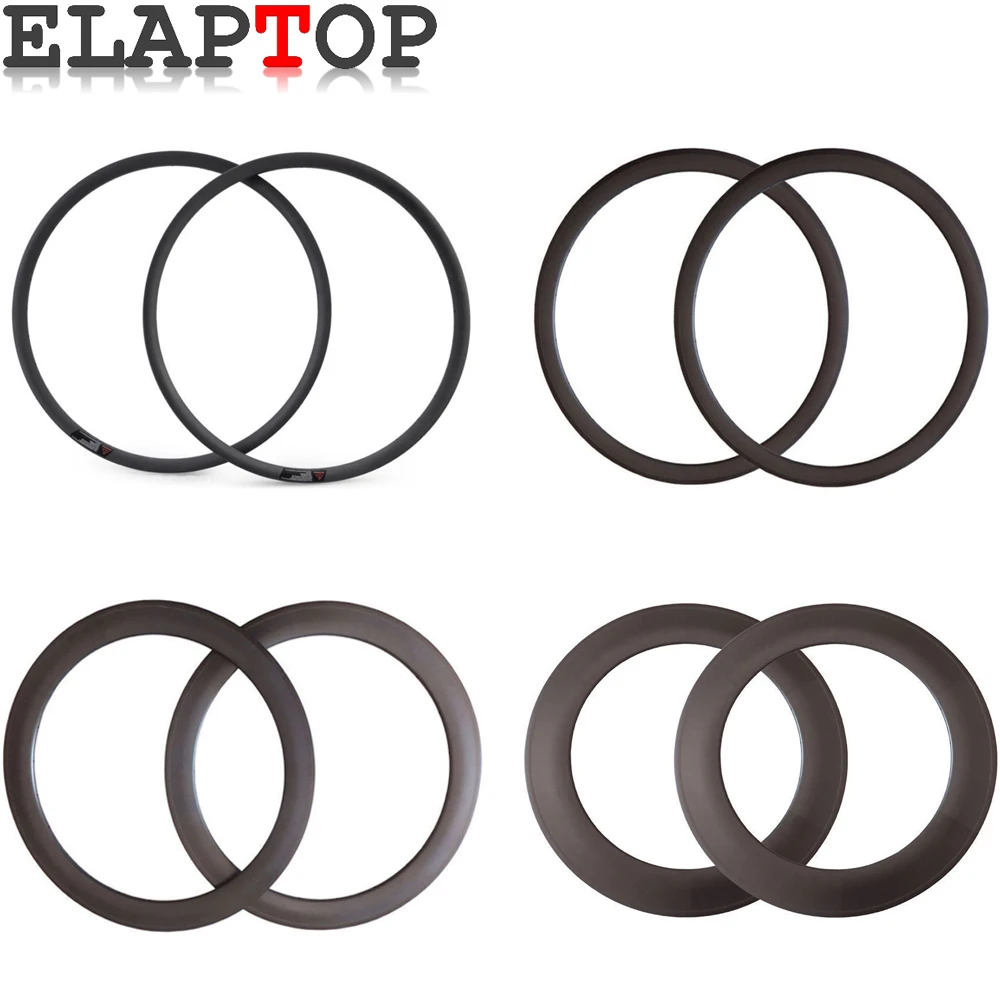 Высокое качество ELAPTOP 23 мм ширина 38 50 88 Clincher 3 к матовая Глянцевая шоссейные