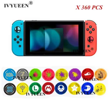 

IVYUEEN 360 pcs Analog Stick Grips for Nintend Switch NS Joy-Con Thumb Caps for Nintendoswitch JoyCon Joystick Protective Cover