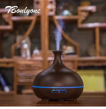 

TBonlyone 300ML Vase Diffuser Aromatherapy Air Humidifier Ultrasonic Electric Essential Oil Aroma Diffuser for Spa Yoga Home