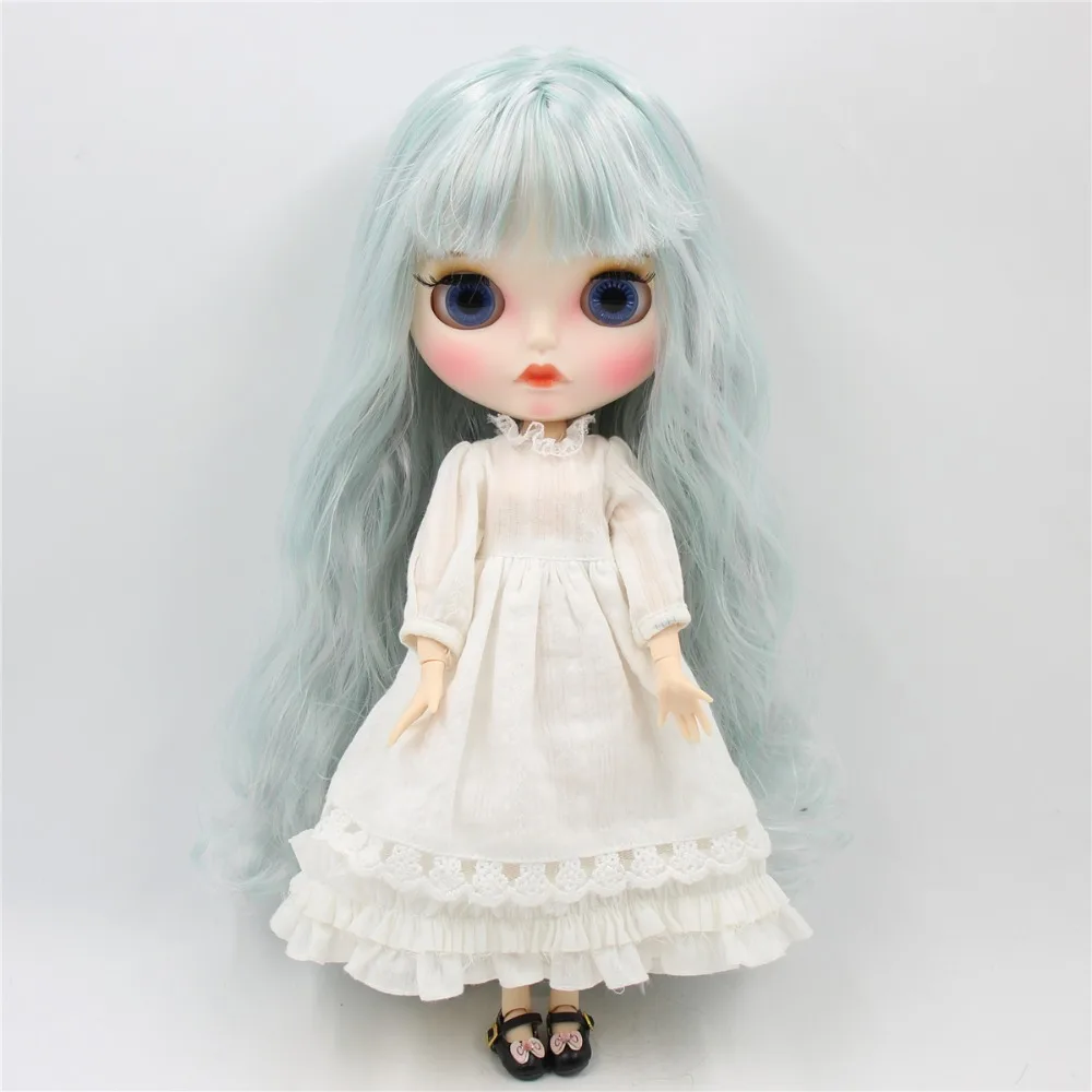 Neo Blythe Doll with Multi-Color Hair, White Skin, Matte Pouty Face & Custom Jointed Body 1