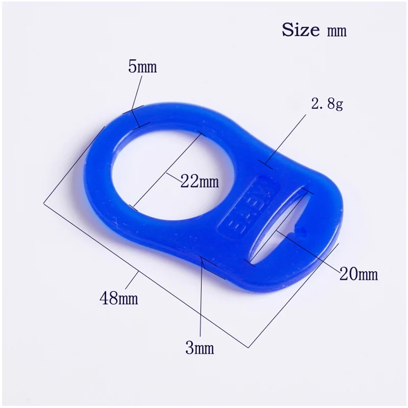 Murah 1 Pcs Bayi Dot Pemegang Adaptor Cincin Silikon MAM Dot Klip Atase Sucette NUK Puting Penenang Chupeta untuk BEBE
