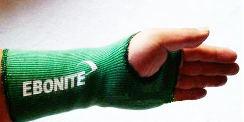 Горячая разветвленные новые дизайнерские перчатки для боулинга защищают руки - Цвет: Зеленый